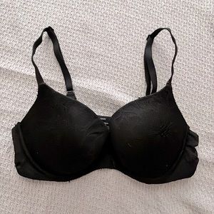 Black Lace Push-Up Bra